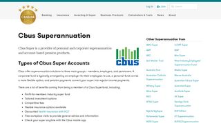 Cbus Superannuation: Review & Compare | Canstar