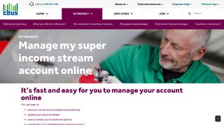 Manage my super income stream | Cbus Super