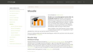 Moodle | Educational Technology Services