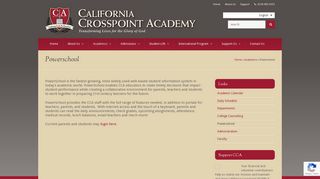 Powerschool - Crosspoint Academy