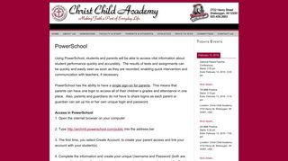 PowerSchool - Christ Child Academy