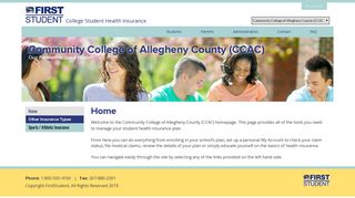 Home - Community College of Allegheny County (CCAC) - First Student