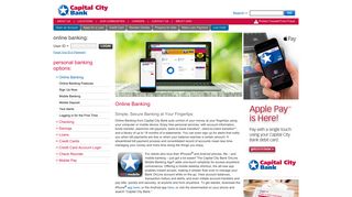 Online Banking - - Capital City Bank