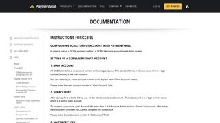 Instructions for CCBill - Paymentwall