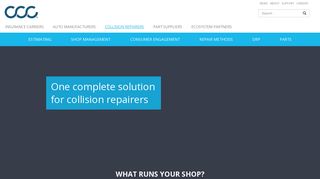 Collision Repair Software - CCC ONE Total Repair Platform