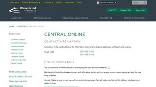 Central Online | Central Community College