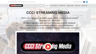 CCC! Streaming Media - Cool Classroom Content!
