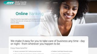 Online Banking at Clark County Credit Union