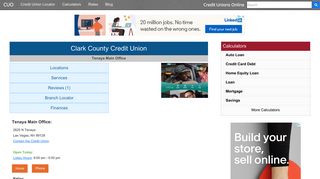 Clark County Credit Union - Las Vegas, NV - Credit Unions Online
