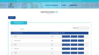 Certification | The CCCure Quiz Engine