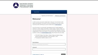 Sign In - Scholarships - San Mateo County CCD