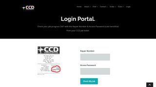 CCD | Login Portal