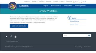 Inmate Visitation | CookCountyIL.gov