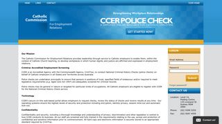 Catholic Commission For Employment Relations - Police Check