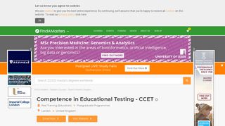 Competence in Educational Testing - CCET at Real Training ...