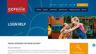 Log In Help | CCFBank | Eau Claire, WI - St Paul, MN - Spooner, WI ...