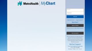FAQs - MyChart - MetroHealth - Cleveland, OH - Login Page