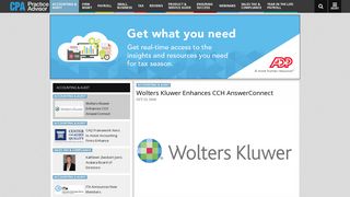 Wolters Kluwer Enhances CCH AnswerConnect | CPA Practice Advisor