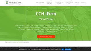 Secure client portal | Secure document sharing | CCH iFirm