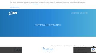 Certified Interpreters - CCHI