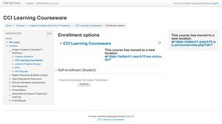 CCI Learning Courseware - Old OSPI Educational Technology Moodle