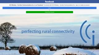CCI Wireless - Corridor Communications Inc. - Home - Facebook Touch