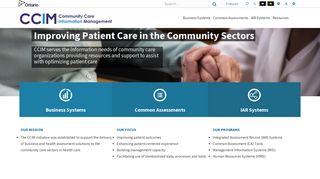 Community Care Information Management: CCIM