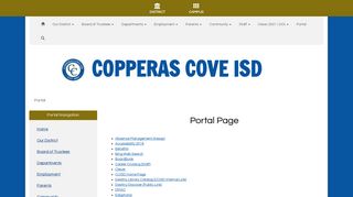 Copperas Cove Independent School District - Portal