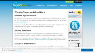 Parcel Terms and Conditions | Website Terms And Conditions ...