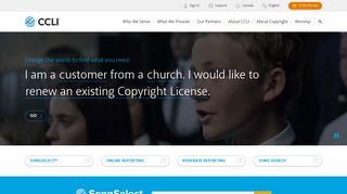 CCLI — Christian Copyright Licensing International