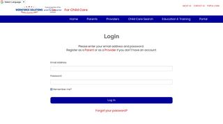 Log In - Workforce Solutions Rural Capital Area | Childcare