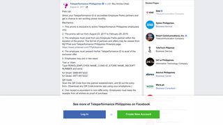 Teleperformance Philippines - Facebook