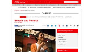 Careers: Benefits and Rewards: The Coca-Cola Company