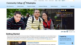 Getting Started | Community College of Philadelphia