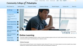 Online Learning | Community College of Philadelphia