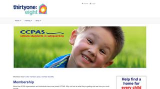 CCPAS - MembersArea - CCPAS Home Page - Thirtyone:eight