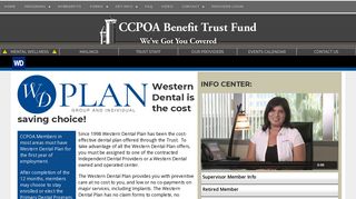 CCPOA Western Dental - CCPOA Benefit Trust Fund