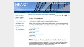 E-Learning Modules - HEABC