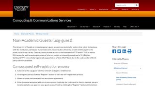 Non-Academic Guests (uog-guest) | Computing & Communications ...