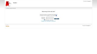 CCS Student Moodle: Login to the site