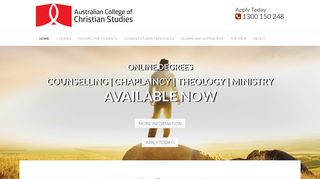 Australian College of Christian Studies - Student Moodle