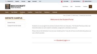 Infinite Campus / Student Portal - Columbus City Schools