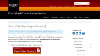 Secure Wireless (uog-wifi-secure) | Computing & Communications ...