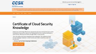 Certificate of Cloud Security Knowledge: Home