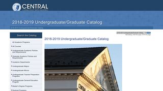 Central Connecticut State University - SmartCatalog www ...