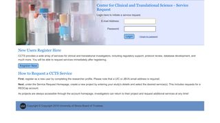 Login to Request CCTS Services - University of Illinois at Chicago