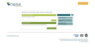 Login - Capital Credit Union CU Online