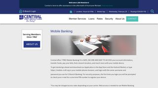 Mobile Banking - Central Credit Union of Florida