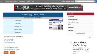 Community Credit Union - Rockledge, FL - Credit Unions Online