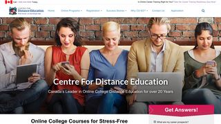 Centre for Distance Education: Online College Courses Canada
